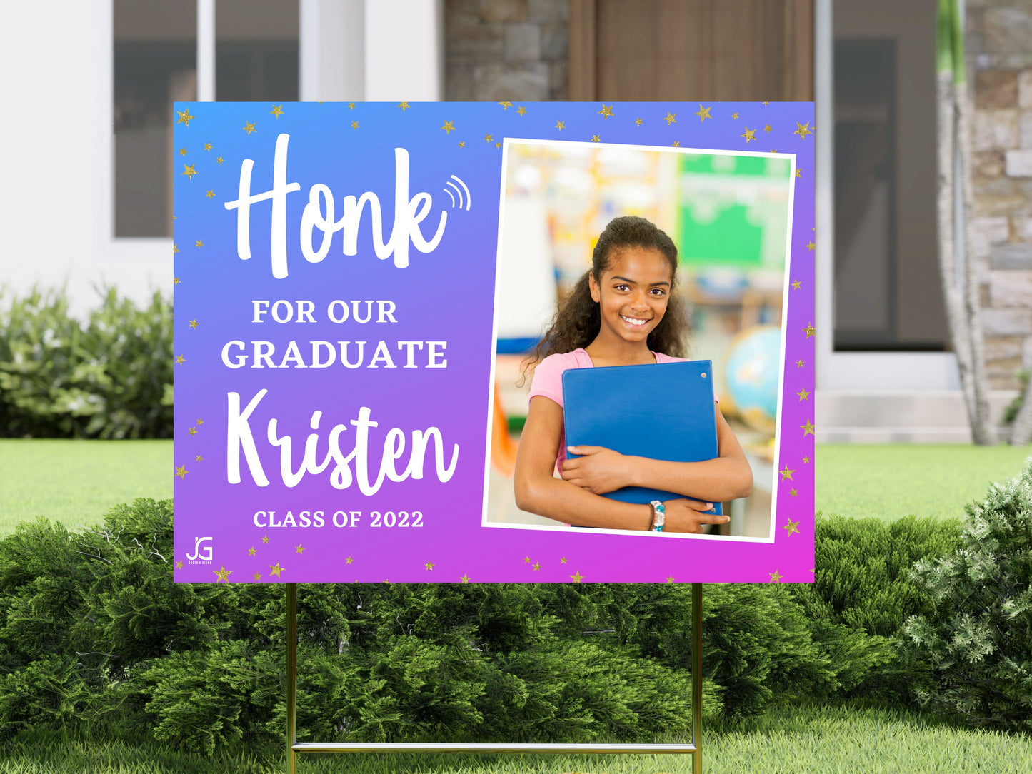 KIDS GRADUATION YARD SIGN