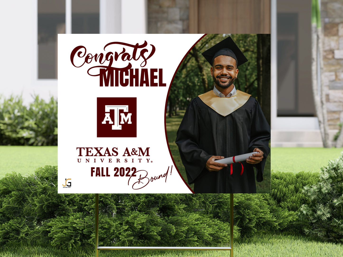 GRADUATION YARD SIGN - YOUR SCHOOL