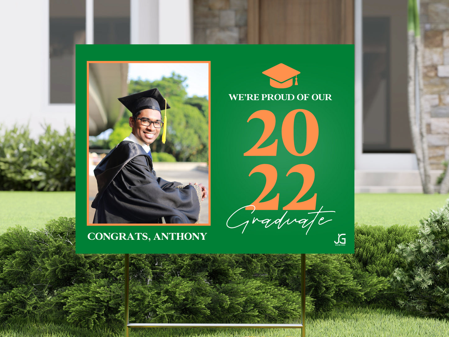 GRADUATION YARD SIGN - GREEN