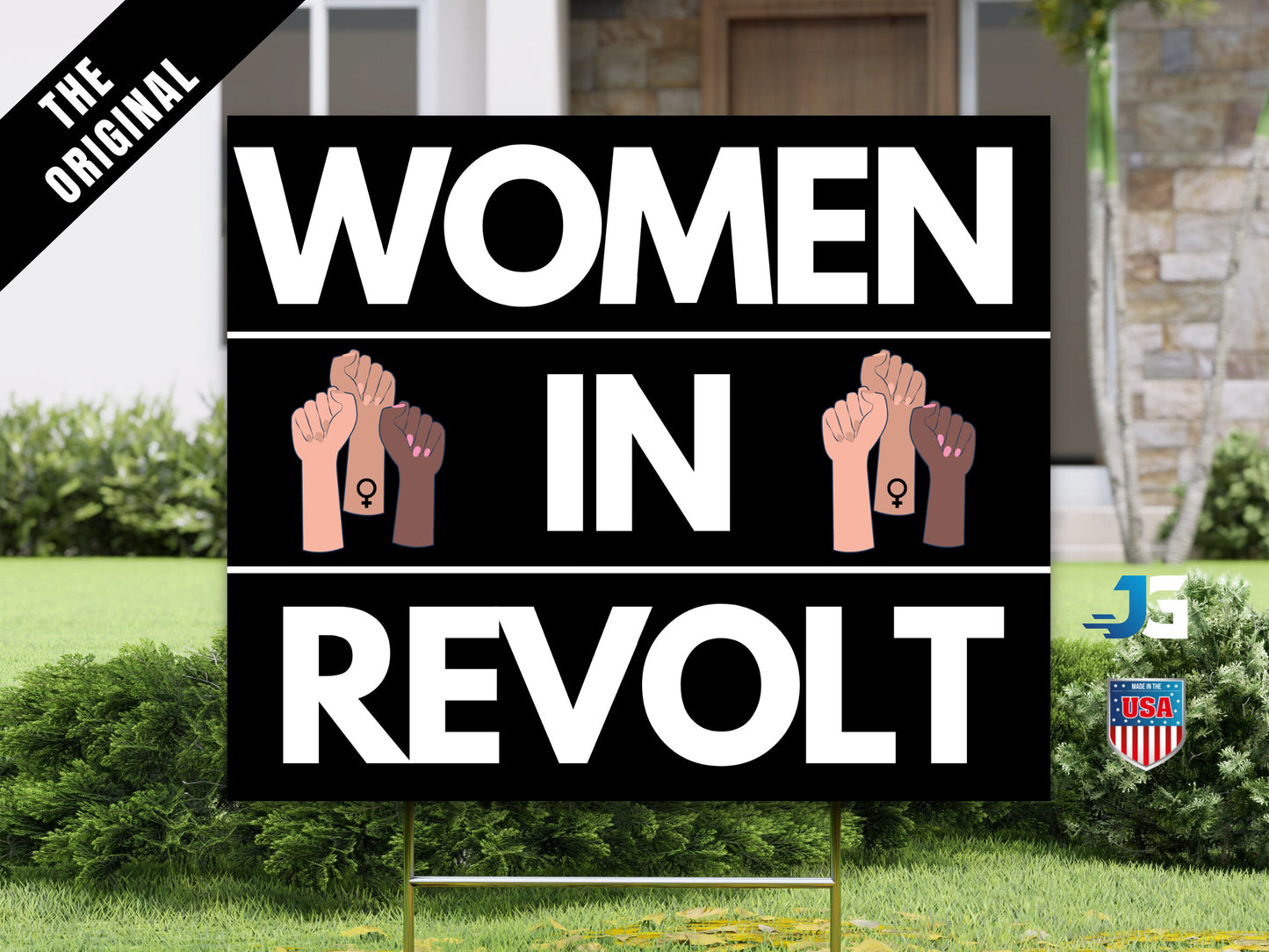 PINK PRO CHOICE YARD SIGN