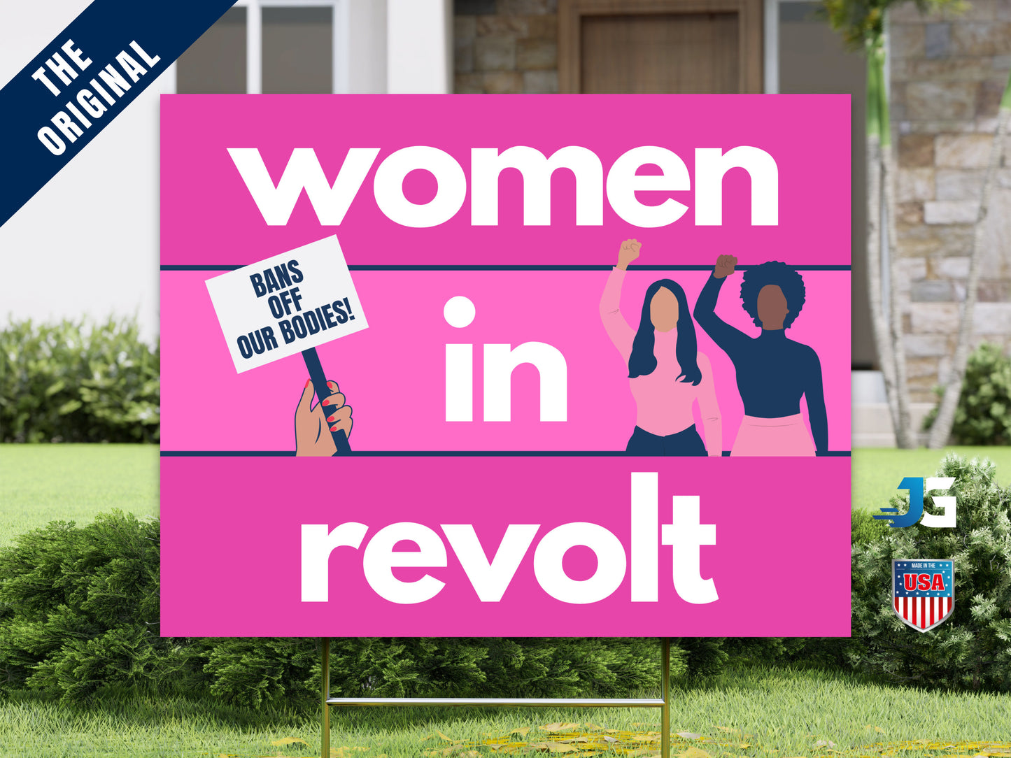 WOMEN'S RIGHTS YARD SIGN